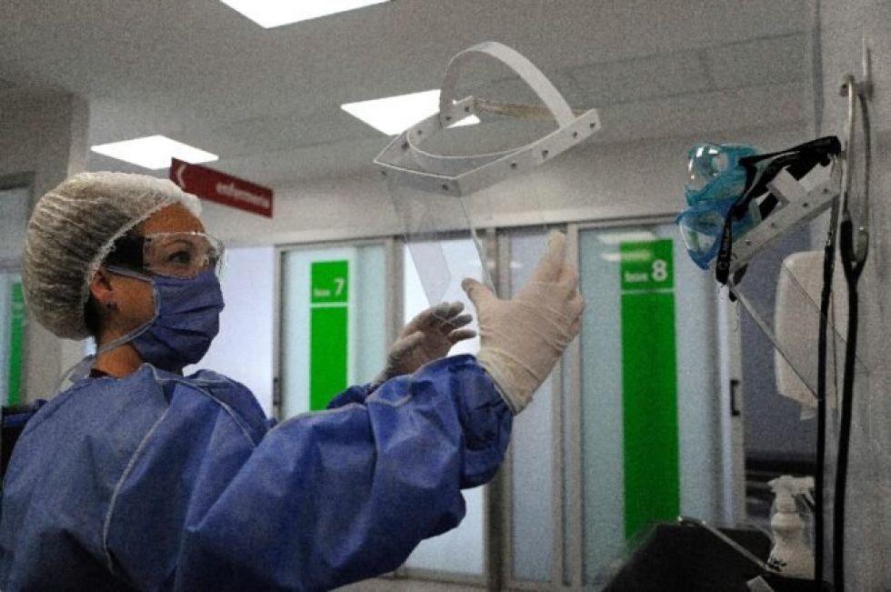 Un hospital de Argentina se prepara para la segunda ola de covid-19