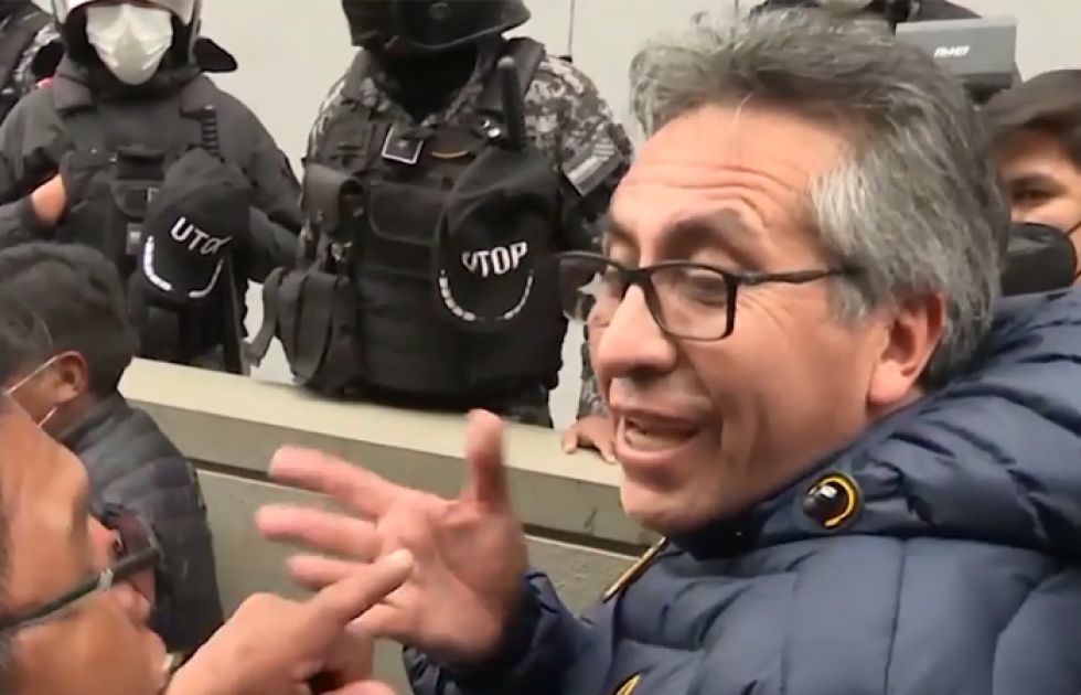Gustavo Torrico reapareció y cosechó gritos de “oportunista”