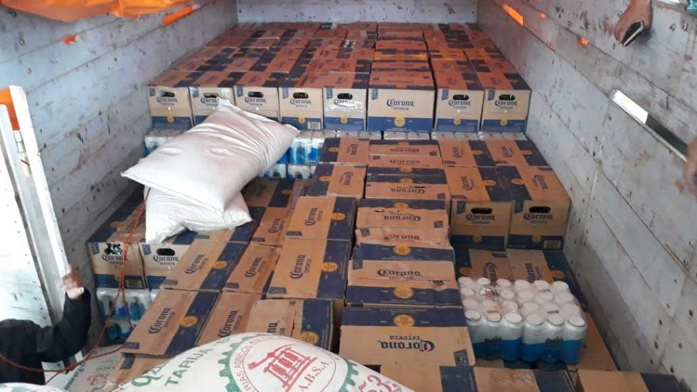 Interceptan camión que llevaba cerveza de contrabando con valor de $us10.000