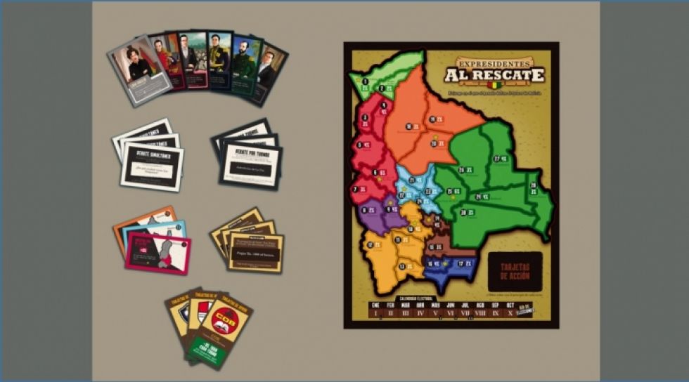 Juego de mesa boliviano se basa en preguntas de cultura general y en los rasgos de la política local