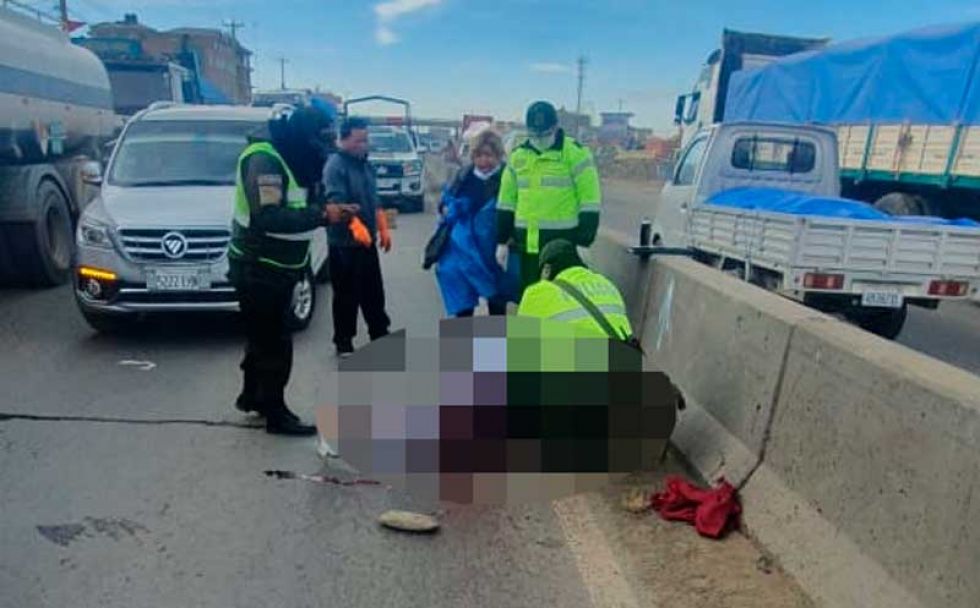 El Alto: Dos personas murieron en atropellos con fuga de los autores