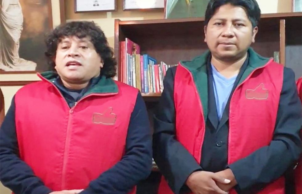 Cantante de cumbia David Castro fue presentado como candidato a alcalde de La Paz