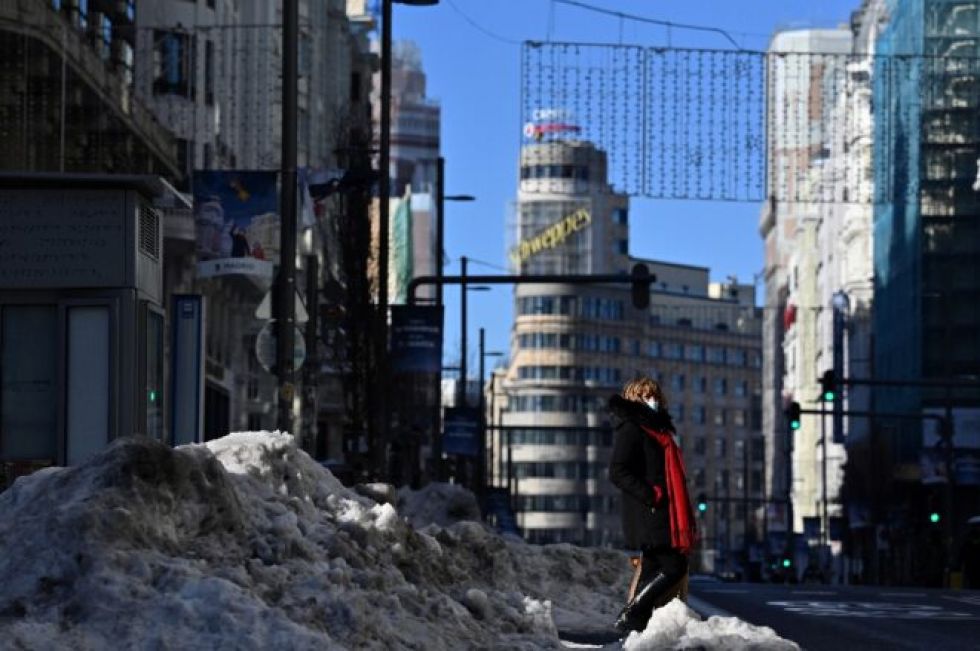 Madrid sigue bloqueado tras la histórica nevada