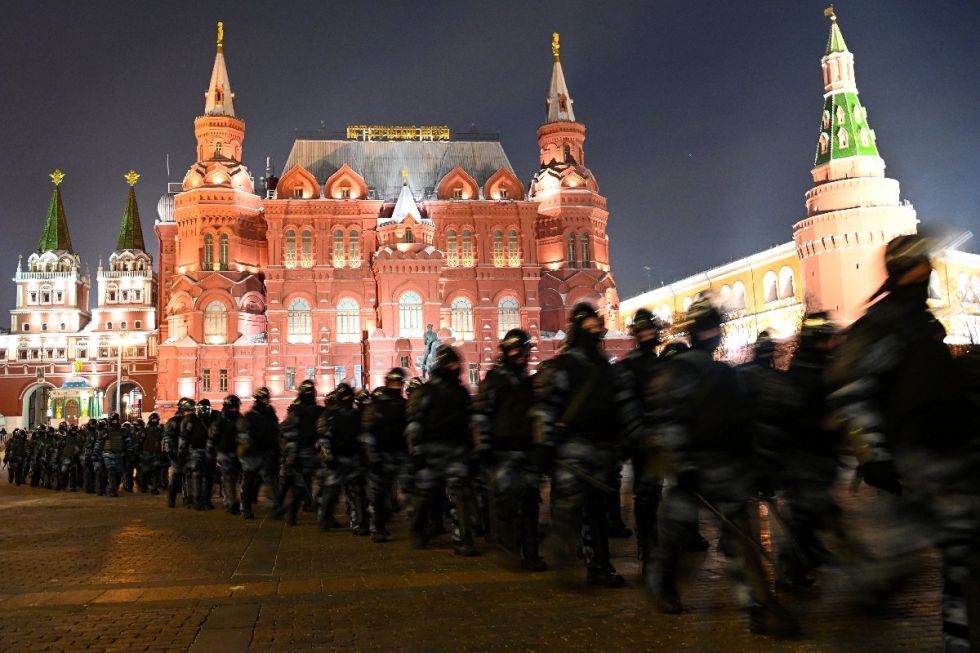 El Kremlin defiende su “firmeza” ante los manifestantes pro-Navalni