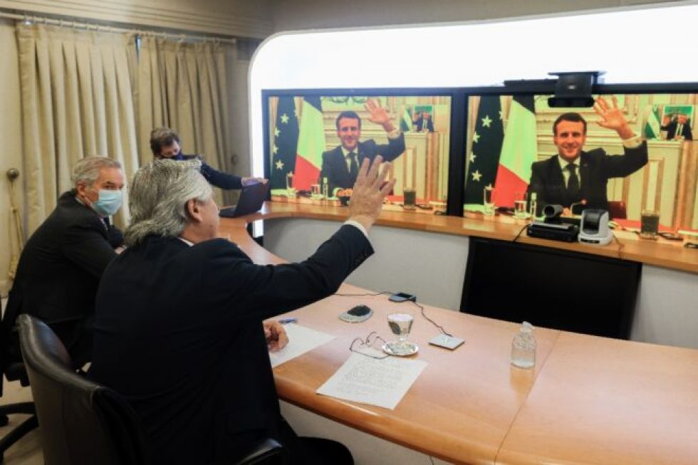 Argentina agradece a Francia apoyos al arreglo de deudas
