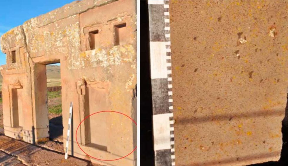 Turistas bolivianos dañaron piezas arqueológicas de Tiwanaku con líquido aceitoso