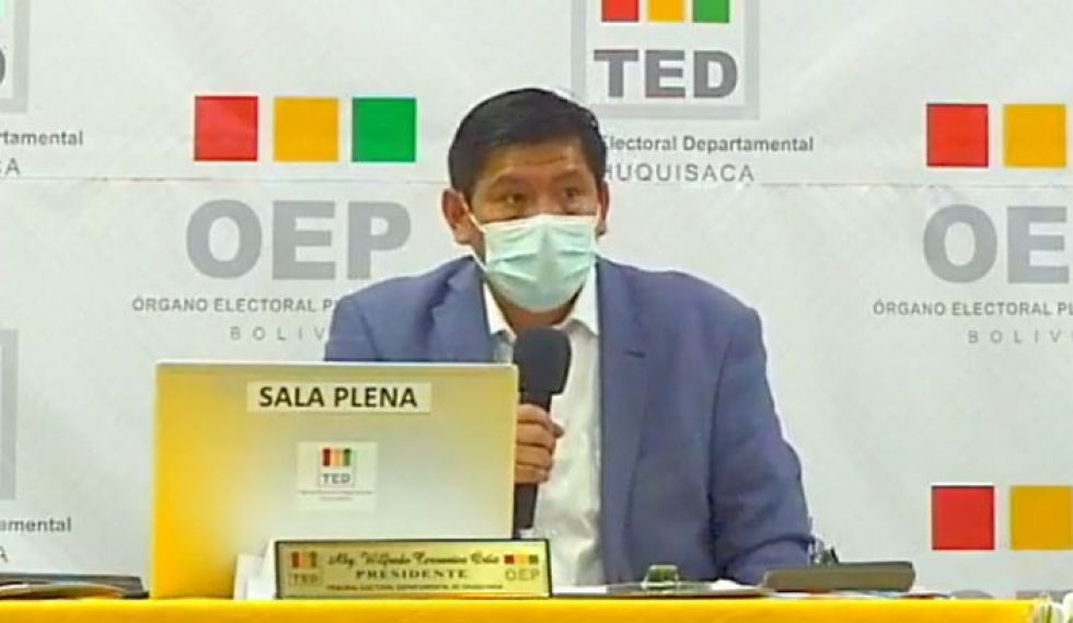TED Chuquisaca decide ‘anulación parcial’ de tres actas de Sucre y prolonga incertidumbre