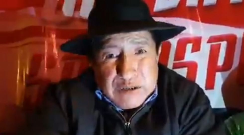 Rafael Quispe denuncia “indicios de fraude” e inicia una huelga de hambre
