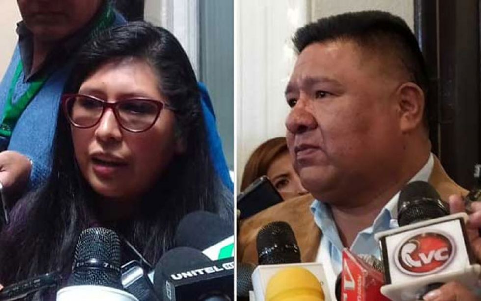 Ministro de Justicia descarta acusar penalmente a Eva Copa y Sergio Choque