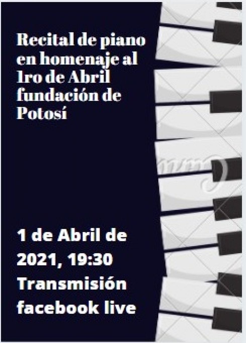 Pianistas potosinos alistan un recital virtual por el 1º de Abril