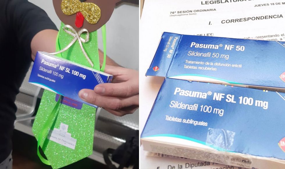 Regalan ‘Viagra’ a diputados por Día del Padre y se desata polémica
