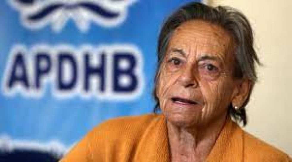 Amparo Carvajal denuncia que “hay intereses muy fuertes” para tomar la Apdhb