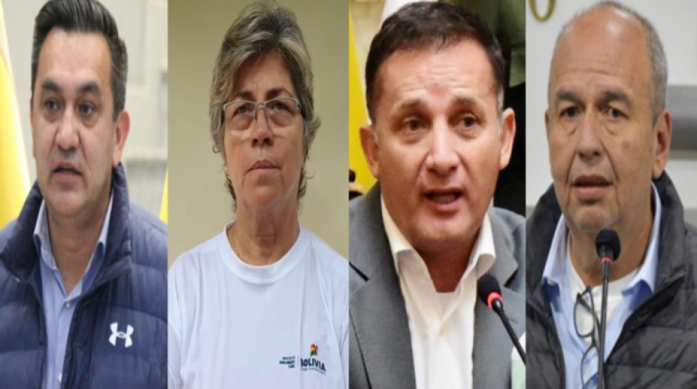 Suman cuatro exministros prófugos; MAS pide aprehensión anticipada para evitar más fugas