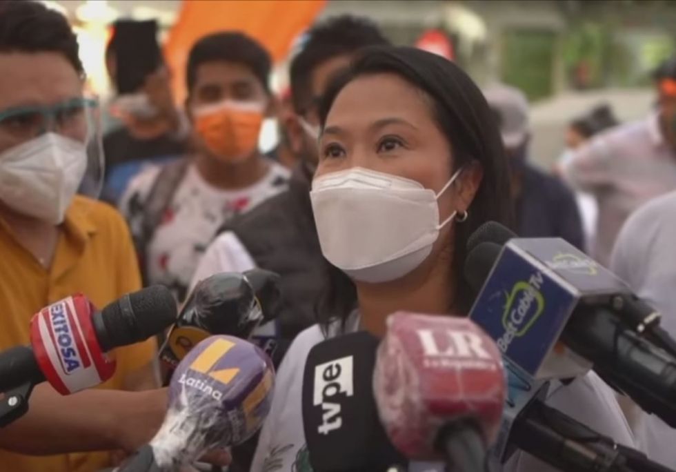 La candidata Keiko Fujimori le dice a Evo Morales: ‘No se meta en el Perú’