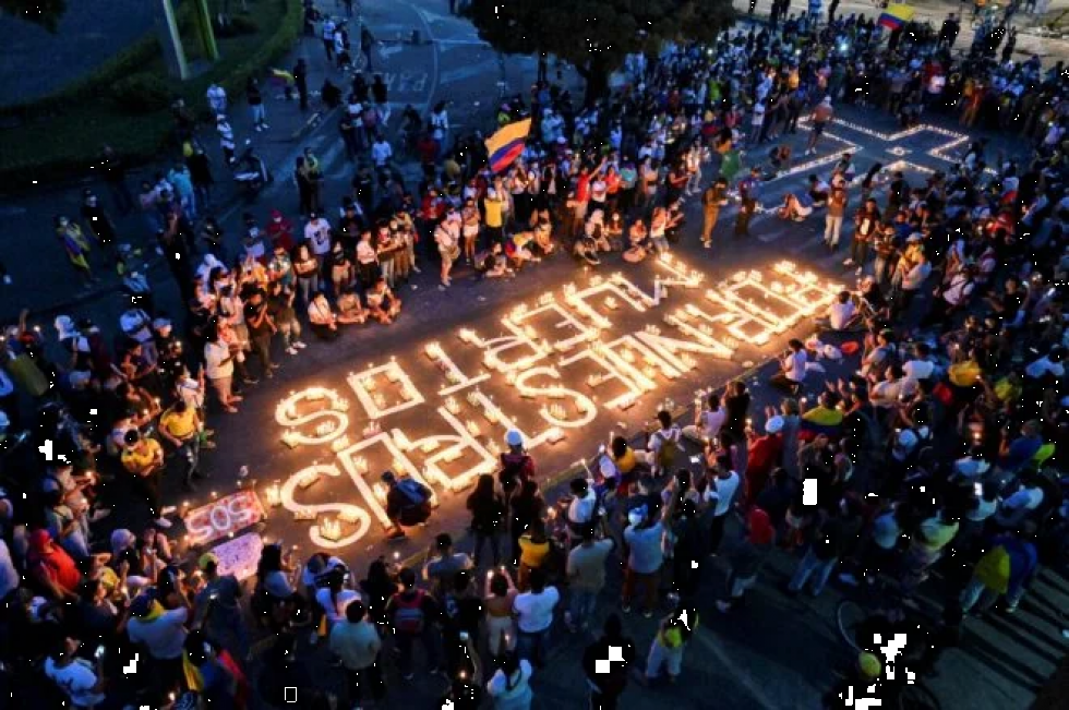 Cali, epicentro de la violencia de protestas en Colombia