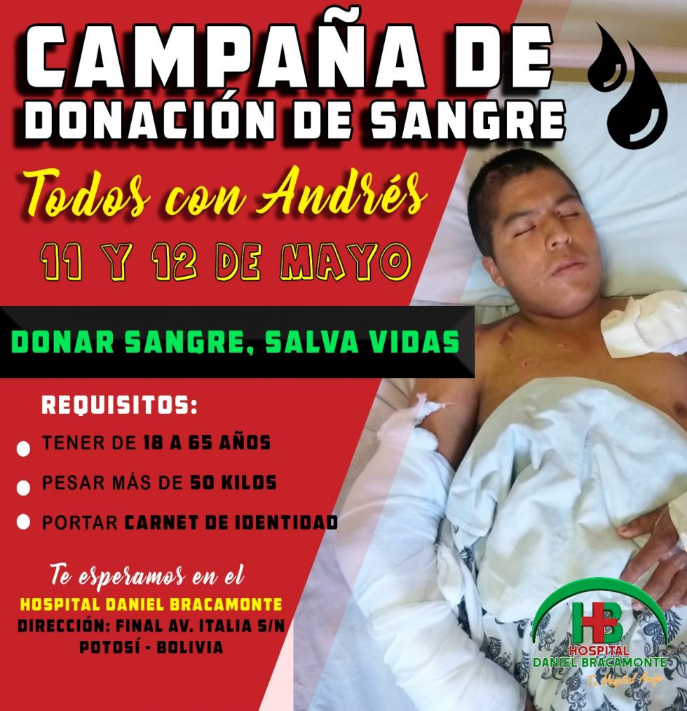 Hospital Bracamonte desarrolla campaña para captar donadores de sangre