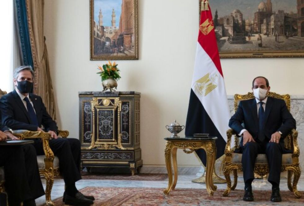Blinken se entrevistó con Sisi en Egipto en pos de consolidar el alto el fuego en Gaza