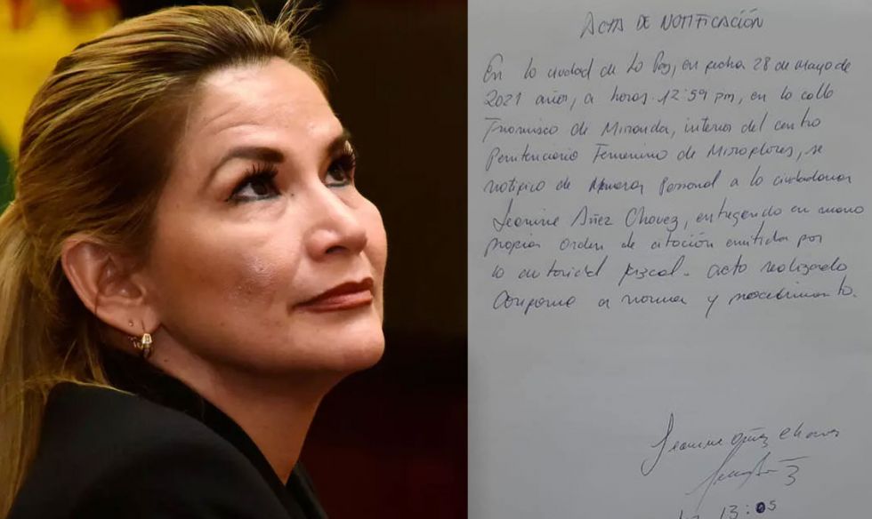 Citan a Añez para ampliar declaración en caso ‘golpe’ y avanzan tres juicios de responsabilidades