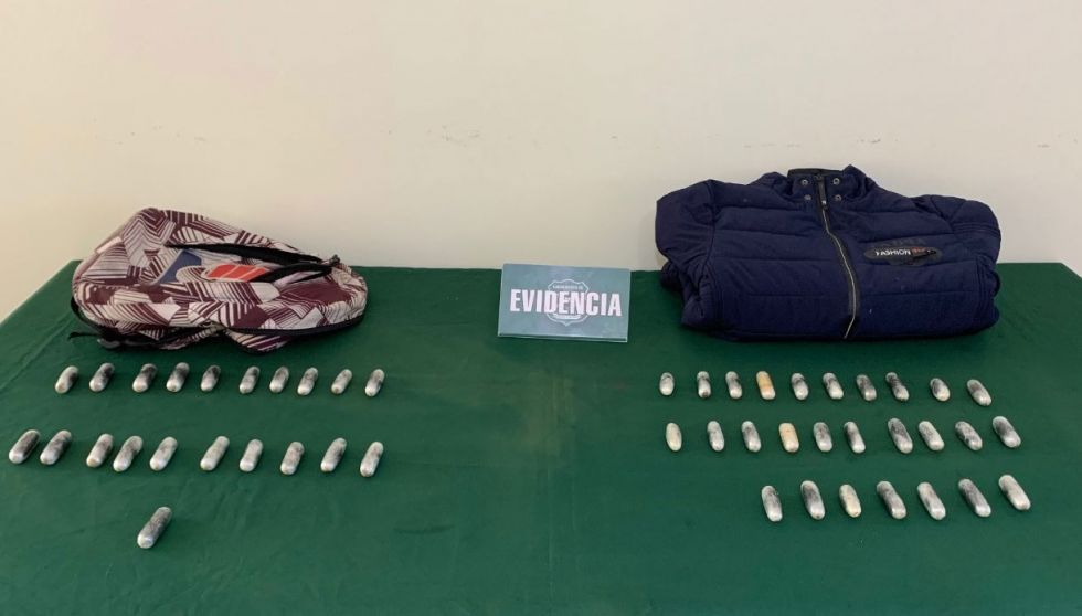 En Chile detienen a un boliviano que llevaba 654 gramos de pasta base de cocaína