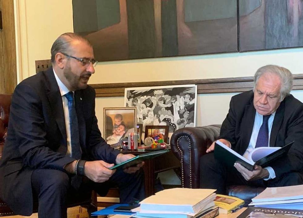 Cívicos cruceños se reunieron con Almagro para hablar de democracia, vacunas y medioambiente