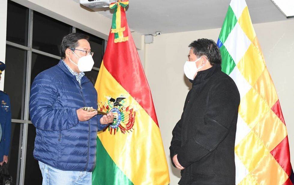 Luis Arce viaja a Venezuela para una visita oficial y deja el mando a David Choquehuanca