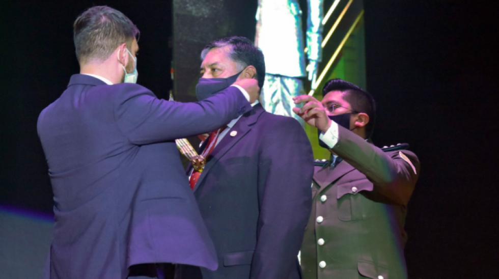 Fiscal General recibe reconocimiento de la Policía por trabajo coordinado y constante que realiza en defensa de la sociedad