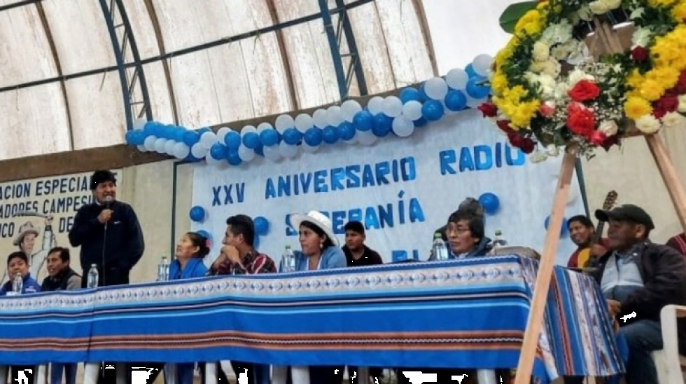 Evo Morales niega "intromisión" en el TSE, TCP y TSJ