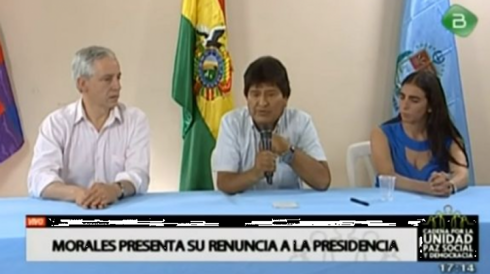Catorce citas de la declaración del exjefe militar de la crisis de 2019. Kalimán les informó que Evo Morales renunciaría