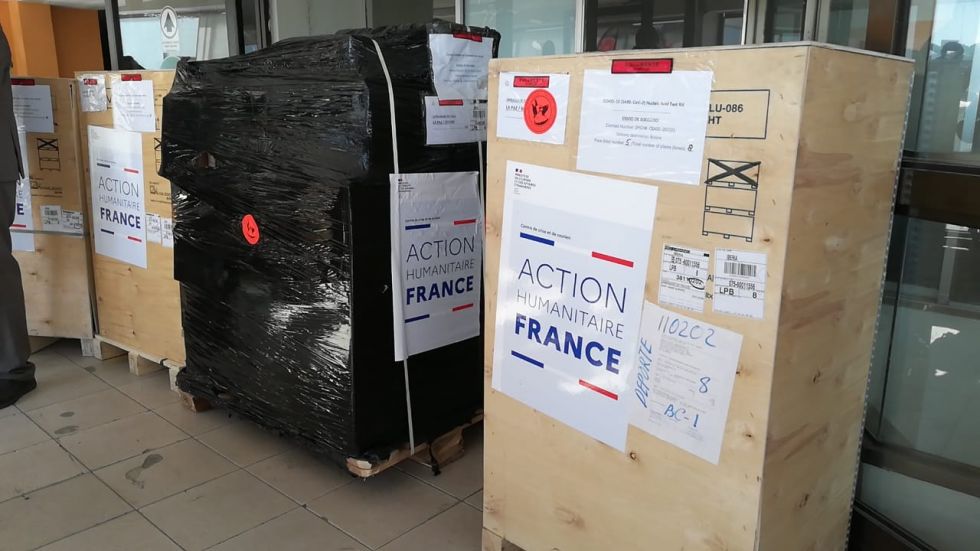 Llega a Bolivia donación de Francia con insumos médicos valuados en más de $us 142 mil