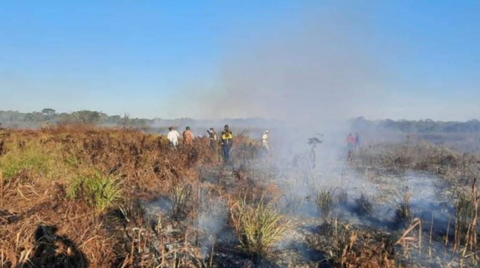 Santa Cruz: reportan que 7.416 hectáreas en San Matías fueron arrasadas por el fuego