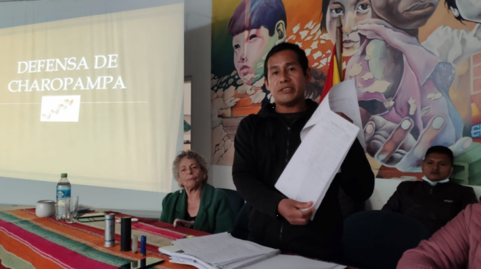 Comunarios de Charopampa demandan consulta previa por explotación minera