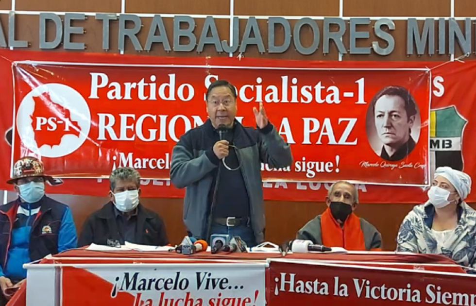 Luis Arce: no descansaremos hasta encontrar los restos de Marcelo