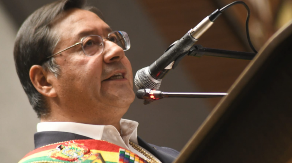 Discurso de Luis Arce sobre "golpe de Estado" genera tensión entre oficialistas y opositores