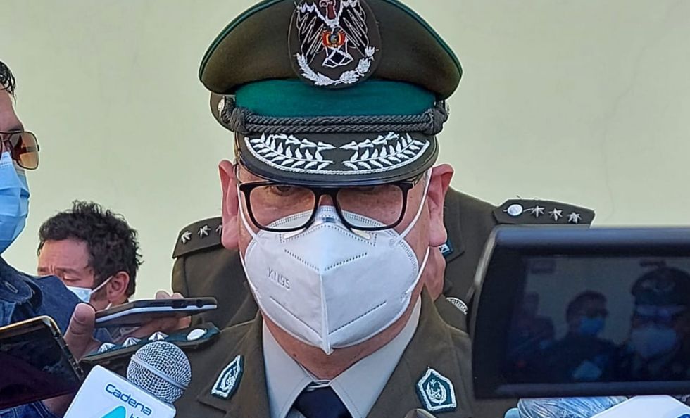 Para el comandante, la quema de unidades policiales sería un caso en que no se puede encontrar resultados
