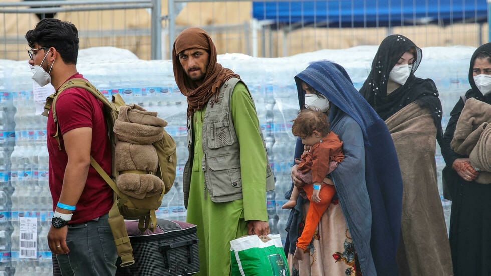 Una base estadounidense en Alemania convertida en campo de refugiados afganos
