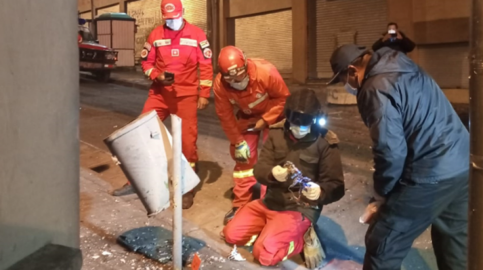 Estalla un artefacto explosivo en cercanías de la Alcaldía de La Paz