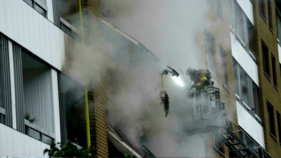Dieciséis heridos por una explosión sospechosa en un edificio de Gotemburgo, en Suecia