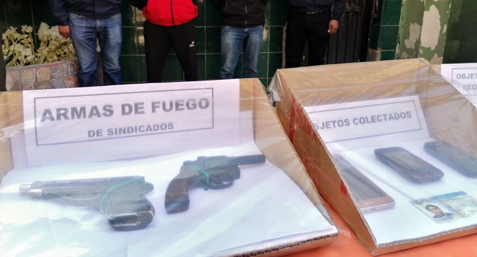 Capturan a dos miembros de la banda criminal ‘Los Sucus’ que operaba en El Alto y La Paz