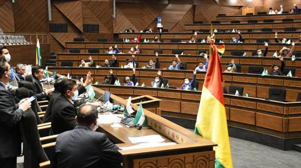 El MAS suspende el tratamiento de la Ley Contra las Ganancias Ilícitas para su socialización