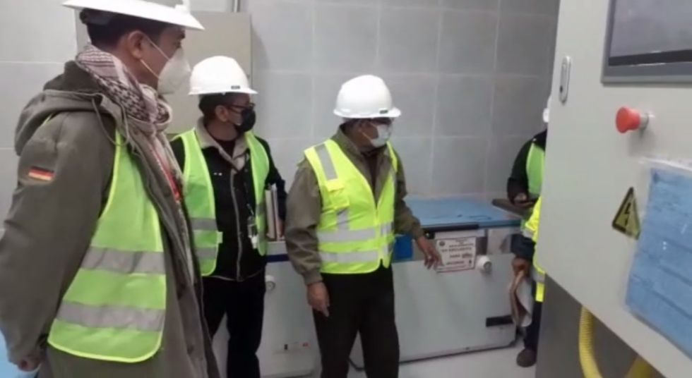 Inspeccionan el edificio de Brotes Epidemiológicos