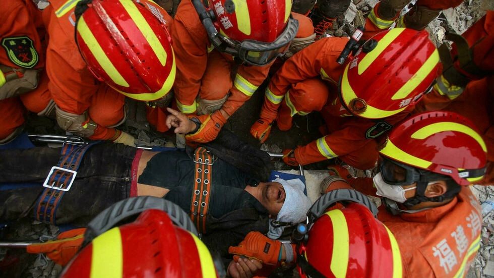 Reportan que hay 20 encarcelados en China por el derrumbe de un hotel de cuarentena