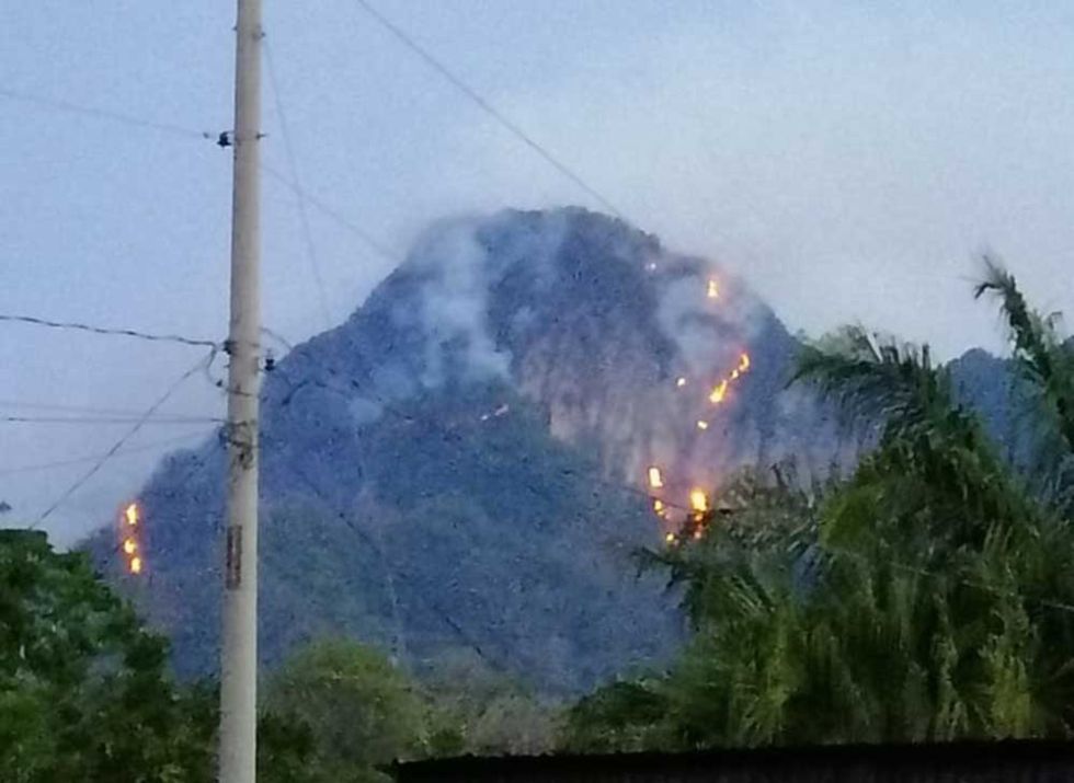 Autoridades coordinan acciones para contener el fuego en la reserva de Pilón Lajas en Beni