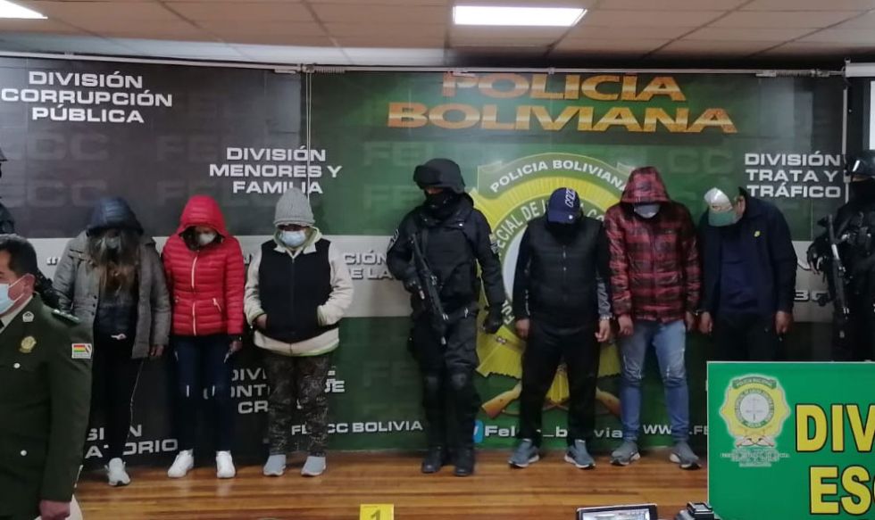 La Paz: Atrapan a una banda de atracadores liderada por un exreo de San Pedro