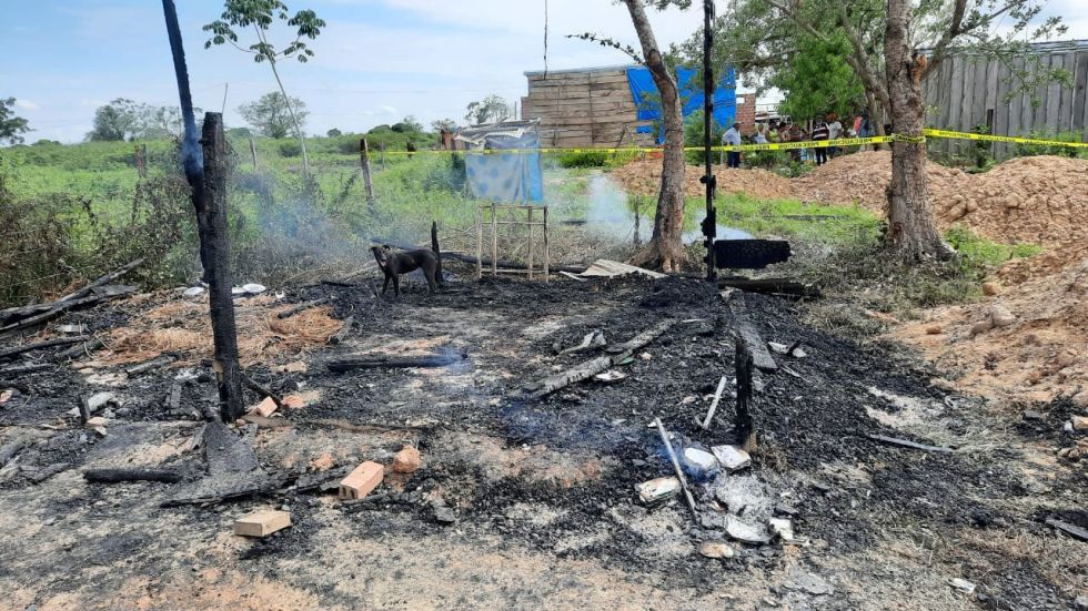 Reportan que mueren tres niños calcinados en un incendio registrado en Trinidad