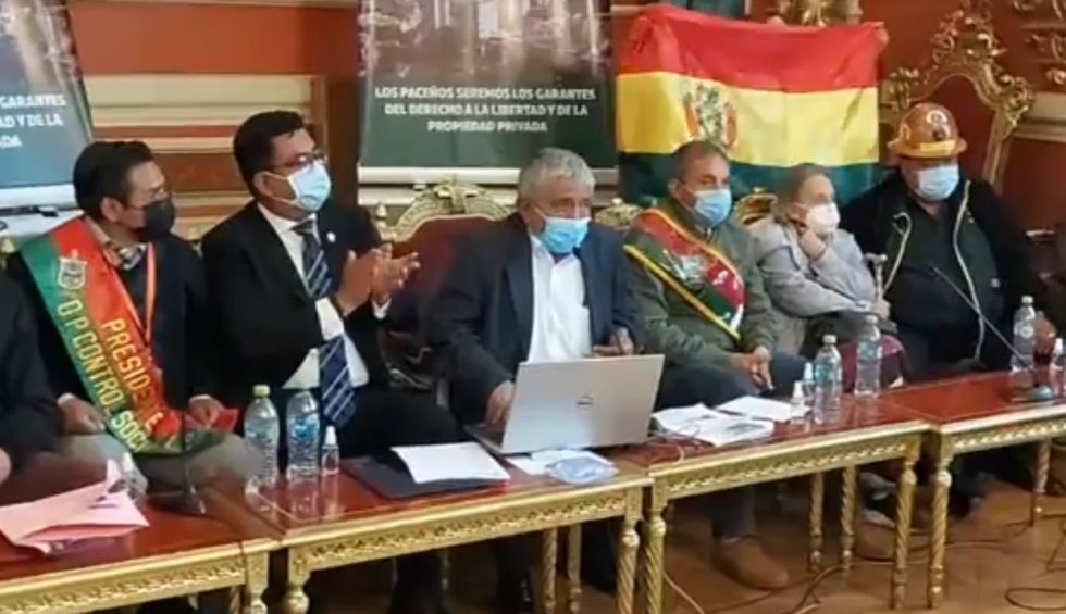 Asamblea de la Paceñidad declara movilización ‘permanente’ y convoca el miércoles a una marcha