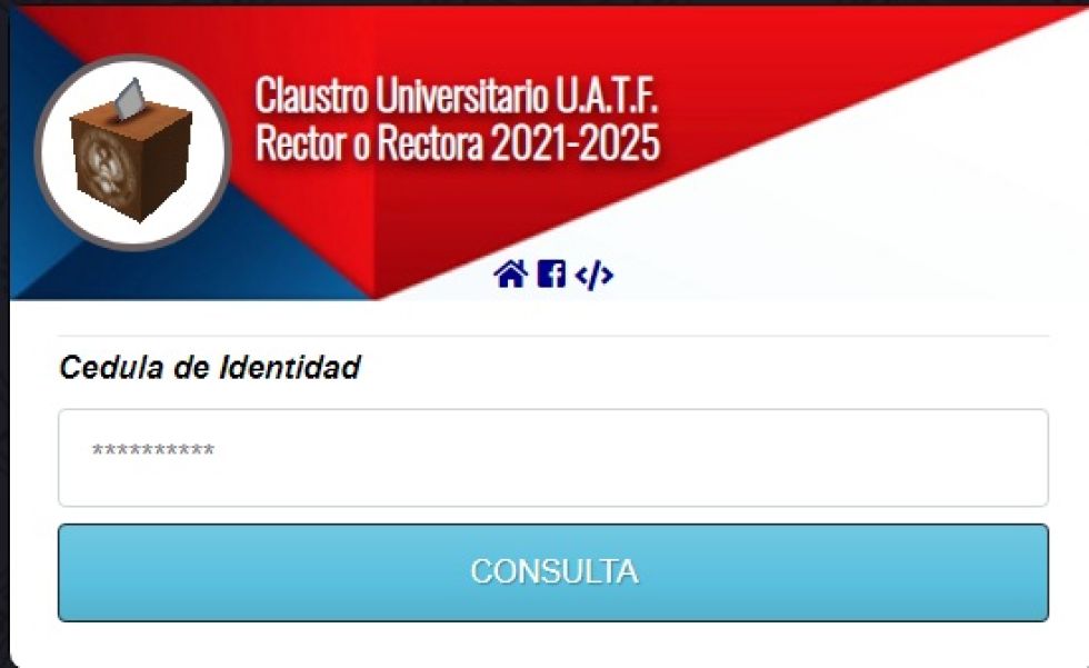 Habilitan página de consulta de habilitados a elecciones para rectorado de la UATF
