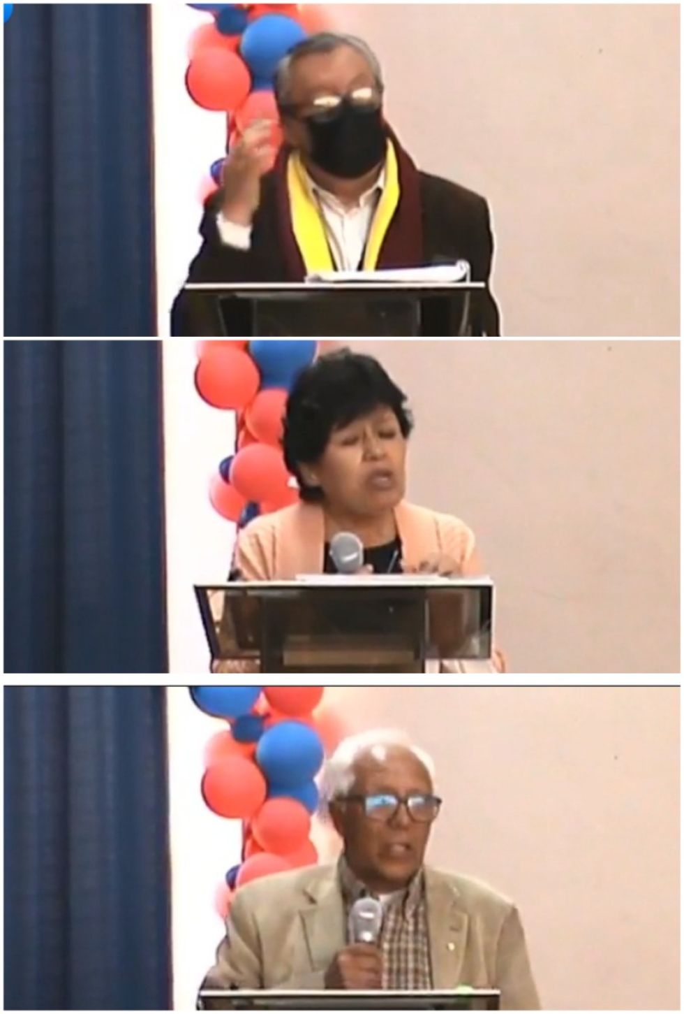 Candidatos participan de foros debate en las sedes