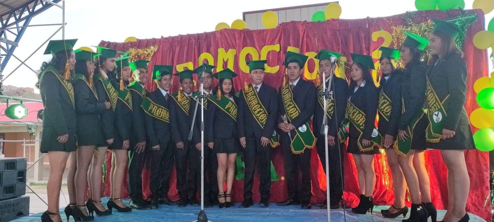 Los mejores bachilleres corresponden a al sur y al norte de Potosí.
