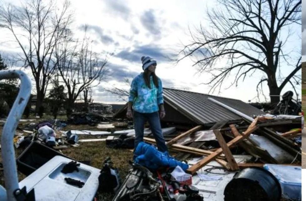 Cuadrillas comienzan la titánica tarea de remover los escombros del tornado en Kentucky