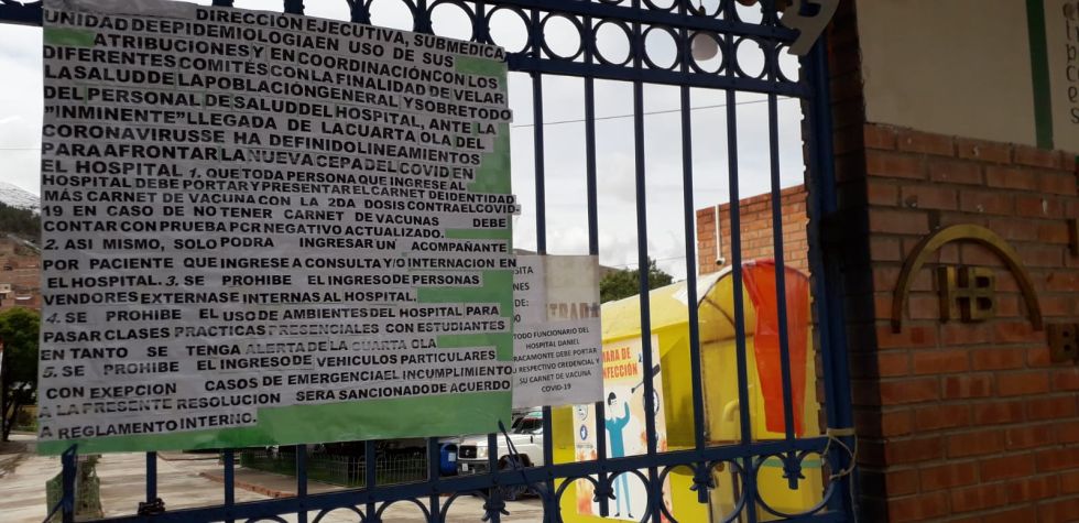 Hospital Bracamonte aplica medidas ante la cuarta ola 